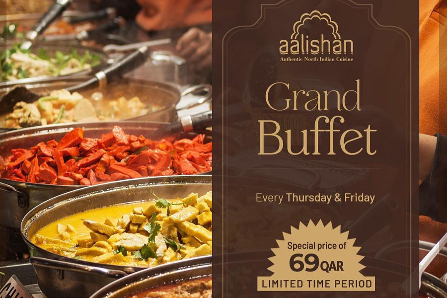 Indian buffets under QR 100
