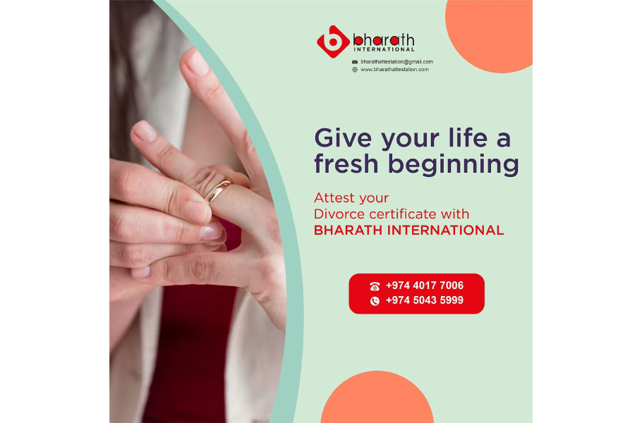 Divorce Certificate Attestation in Qatar