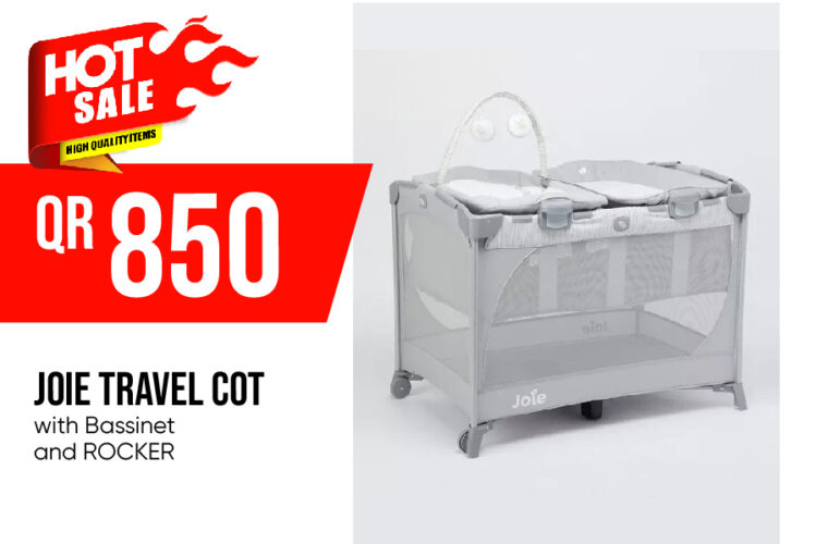 JOIE TRAVEL COT with and ROCKER included