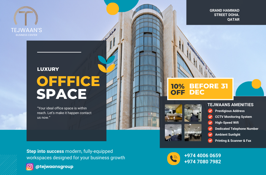 ILoveQatar.net | Premium Office Space for Rent Grand Hammad Street, Doha