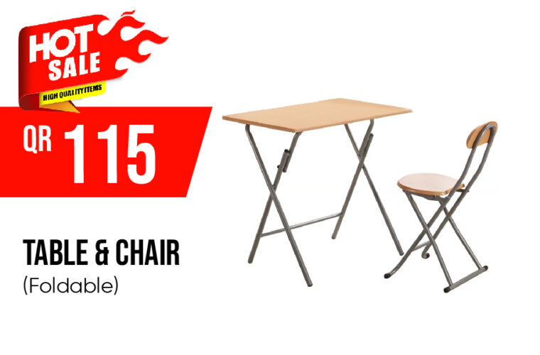 On Sale Table foldable and chair foldable