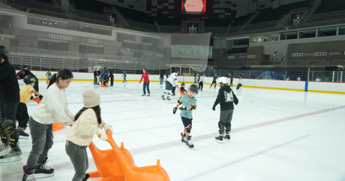 Ice Rink Doha Free Ice Hockey, Skating, and Curling at ABHA Arena | ILoveQatar.net