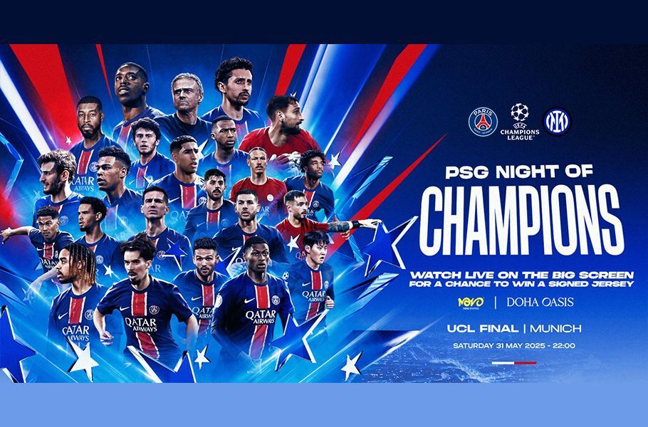 Live screening of PSG Vs Inter Milan UCL Final