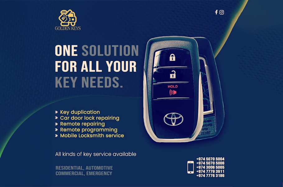 Where to find locksmiths & key repairing services in Qatar