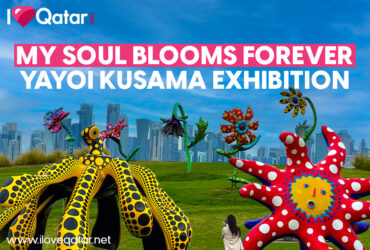 Yayoi kusama my soul blooms forever doha