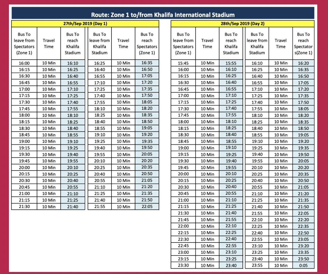 iaaf doha 2019 free shuttle map to khalifa stadium