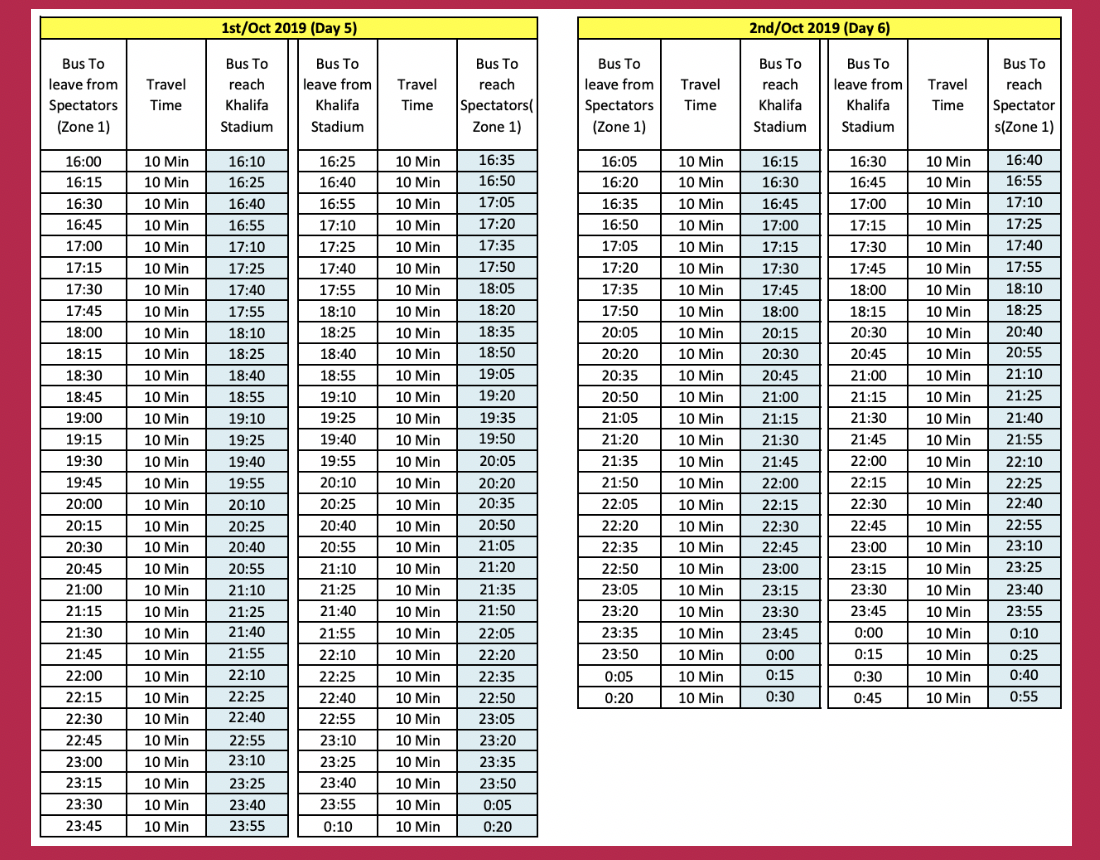 iaaf doha 2019 free shuttle map to khalifa stadium