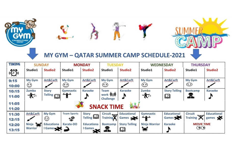 Enjoy the exciting 2021 summer camps in Qatar