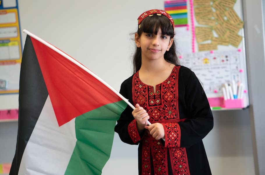 Qatar Foundation schools show support for Palestine