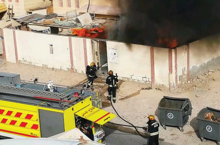 ILoveQatar.net | Fire at partitioned villa