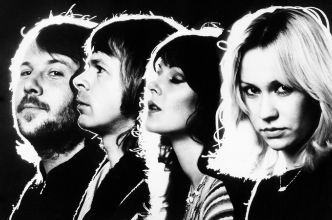 Abba Portrait Bw 1970 Billboard 1548