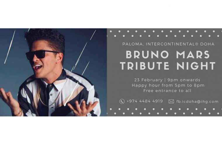 bruno mars in qatar