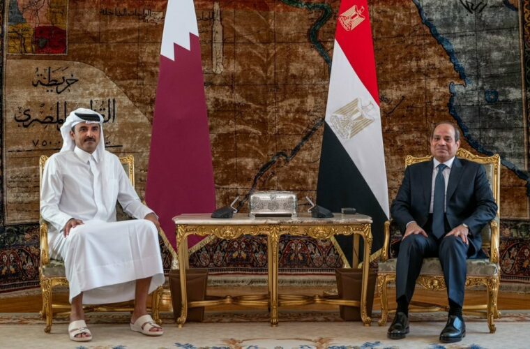 ILoveQatar.net | H.H. the Amir, Egyptian President discuss regional and international issues, including efforts to stop aggression against Gaza - Vimarsana News