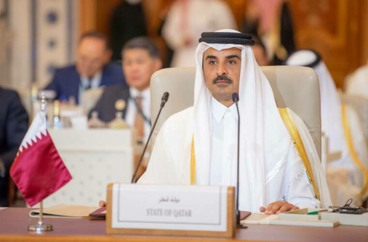 ILoveQatar.net | H.H. the Amir delivers speech in support of Palestine at joint Arab-Islamic Extraordinary Summit - Vimarsana News