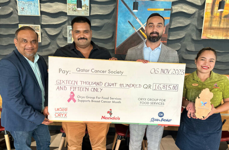 ILoveQatar.net | Nando's Qatar supports breast cancer awareness month in partnership with Qatar Cancer Society - Vimarsana News