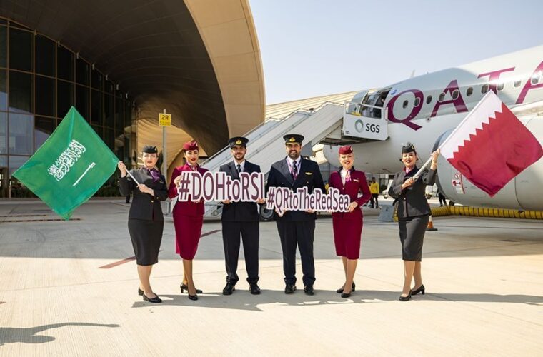 Qatar Airways launches inaugural non-stop flights to The Red Sea, Saudi Arabia