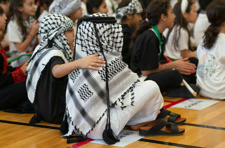 Qatar Foundation schools show support for Palestine