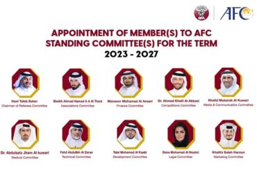 Qfa members afc standing committee 2023 2027