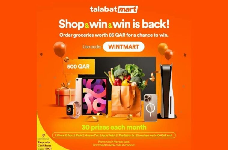 ILoveQatar.net | talabat Mart's special "Shop & Win & Win" raffle returns with exciting prizes - Vimarsana News