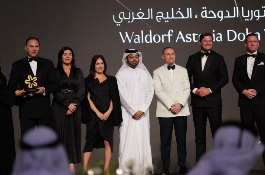 Waldorf astoria doha west bay and yun recognized at qatar tourism 2024 awards