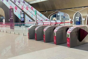 Additional gates installed 9 doha metro stations world cup